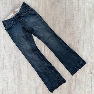 BLUE CULT Deluxe Women Stretch Denim Boot Cut Jeans 25 Size 2 4